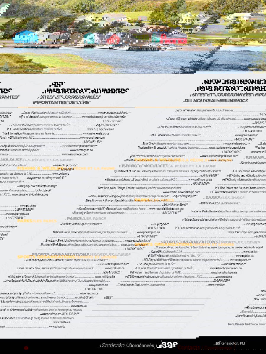 New Brunswick & PEI Backroad Mapbook