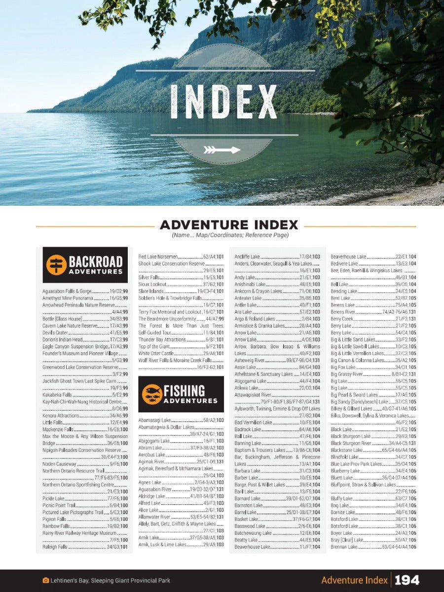 Northwestern Ontario Backroad Mapbook