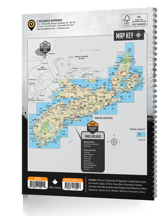 Nova Scotia Backroad Mapbook
