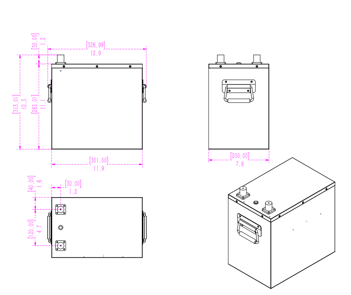 SOK 206Ah | 12V - Heated LiFePO4 Lithium Battery