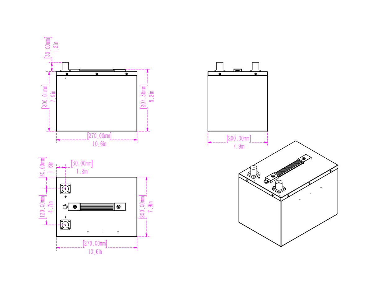 SOK 100Ah | 12V - Heated LiFePO4 Lithium Battery