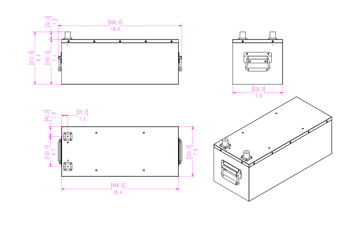 SOK 100Ah | 24V - LiFePO4 Lithium Battery
