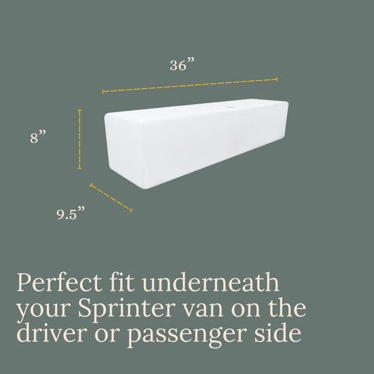 Sprinter Undermount Water Tank (10 Gallon)