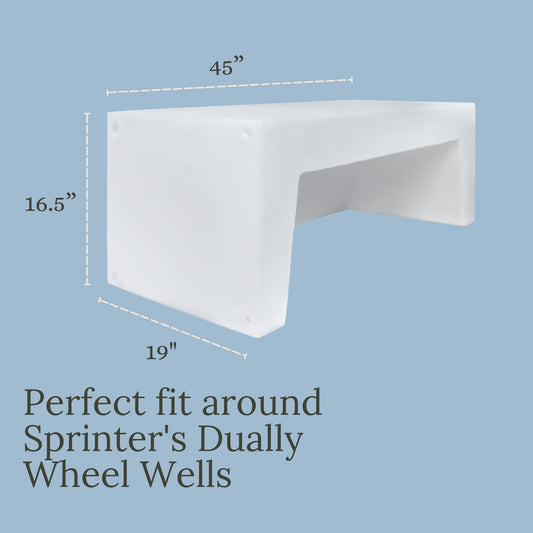 Sprinter Dually Wheel Well Water Tank (32 Gallon)
