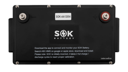 SOK 100Ah | 12V - LiFePO4 Lithium Battery - Marine Version (Plastic Case)