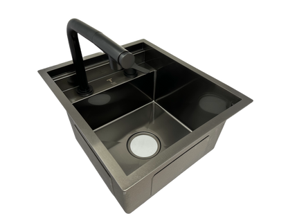 Black Camper Van / RV Sink | Hidden Sink