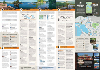 Killarney Provincial Park Ontario - Park Map