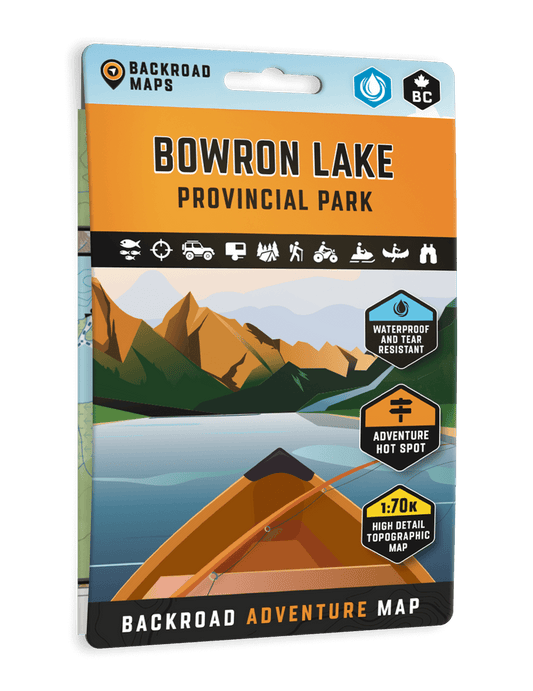 Bowron Lake Provincial Park BC - Destination Map