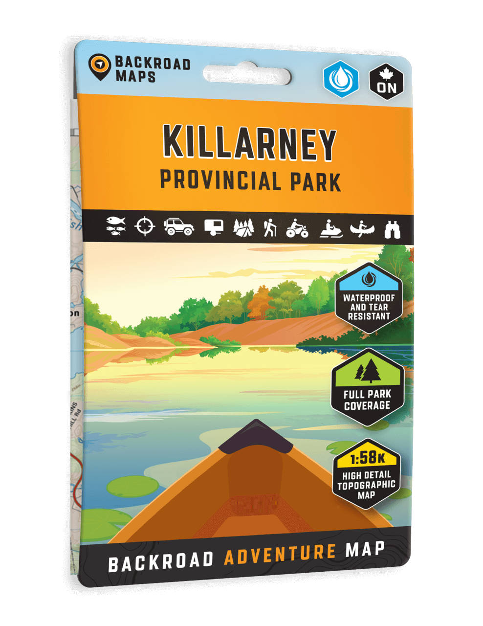 Killarney Provincial Park Ontario - Park Map