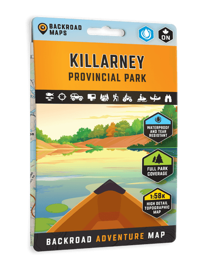 Killarney Provincial Park Ontario - Park Map