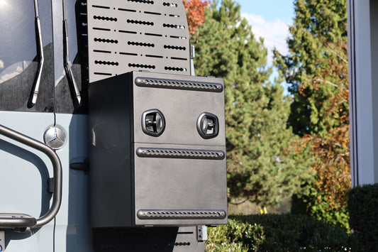 Aluminum Split Door Storage Box