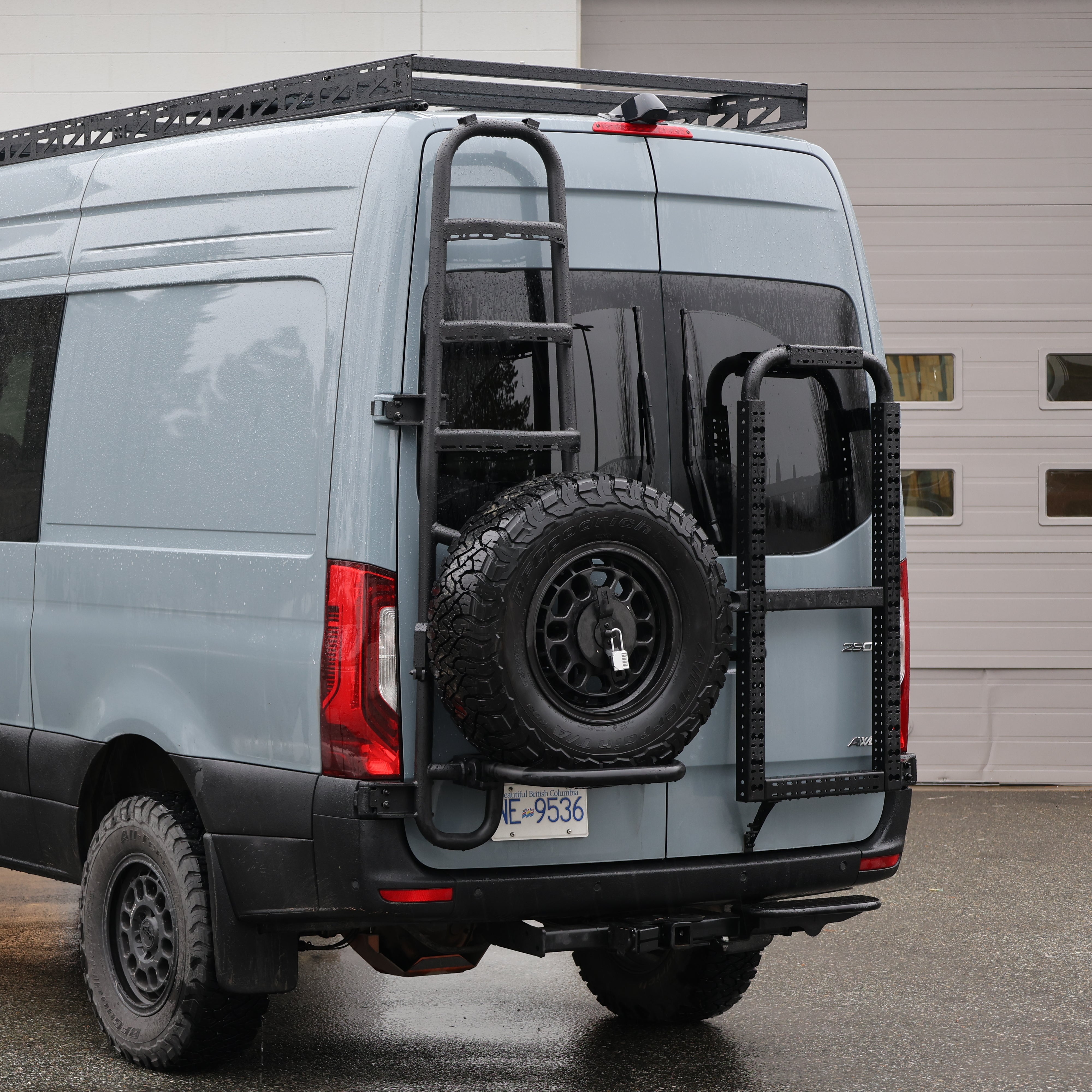 Sprinter Rear Door Aluminum Gear Rack - NO DRILL – Driftwood Vans