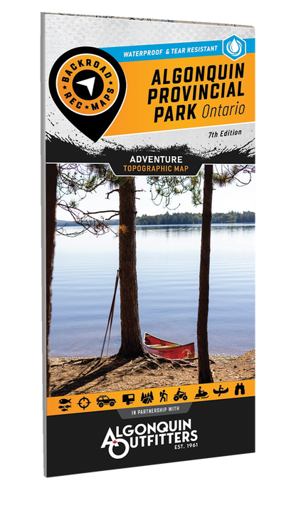 Algonquin Provincial Park Ontario - Recreation Map