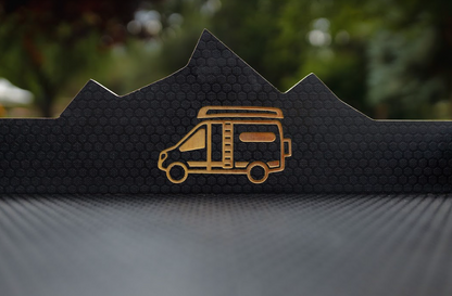 Black Hex-Plywood Slide Out Storage Tray for Bikes, Boards and Gear