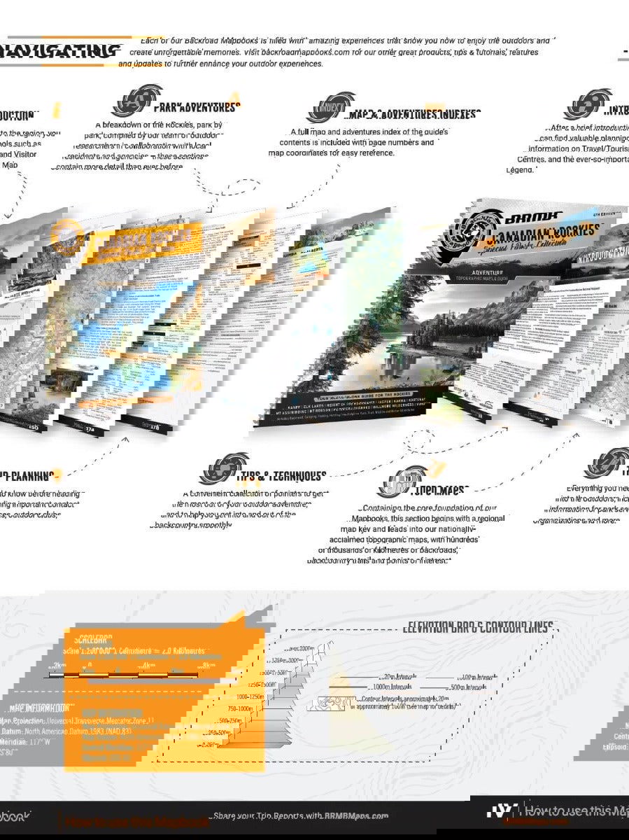 Canadian Rockies Backroad Mapbook