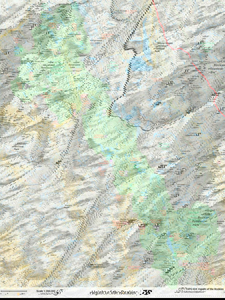 Canadian Rockies Backroad Mapbook