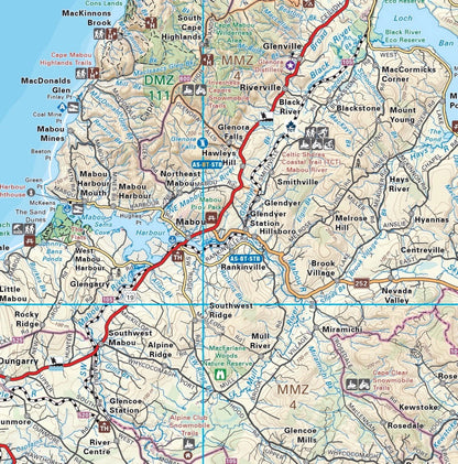 Cape Breton Island Nova Scotia - Destination Map