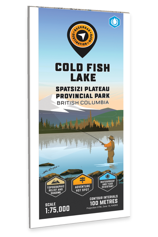 Cold Fish Lake (Spatsizi Plateau Provincial Park, BC) - Destination Map