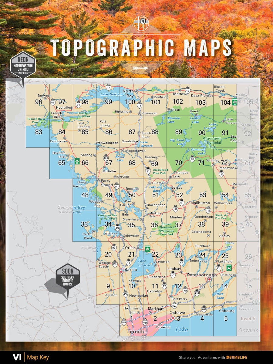 Cottage Country Ontario Backroad Mapbook