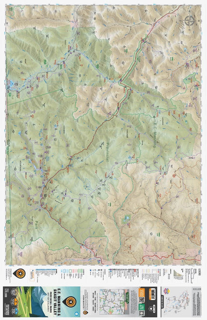 EC Manning & Skagit Valley Provincial Parks BC - Park Map