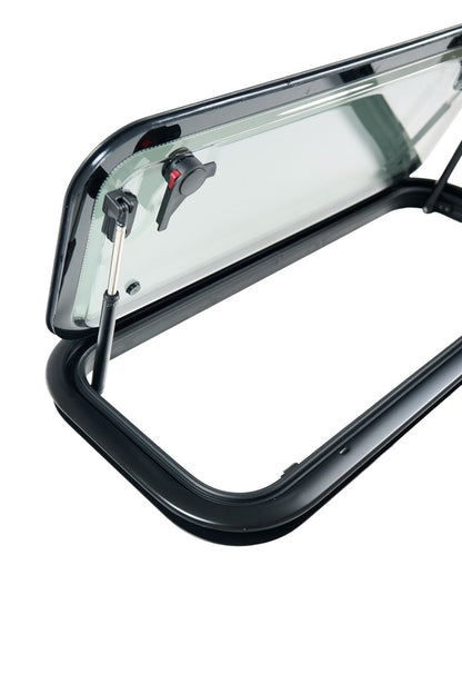 Glass & Acrylic Dual Pane Camper Window / 900 X 450mm (35.43" x 17.71")