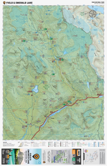 Field & Emerald Lake (Yoho National Park, BC) - Destination Map