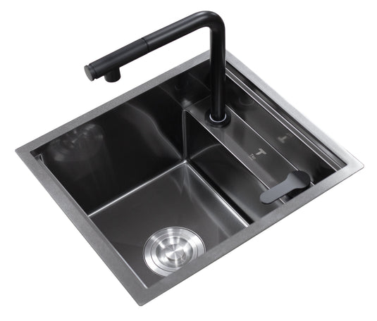 Black Camper Van / RV Sink | Hidden Sink
