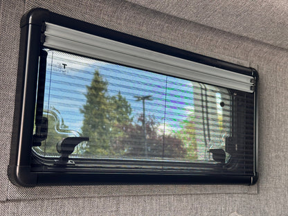 Glass & Acrylic Dual Pane Camper Windows 700x300mm (27.56"x11.81")