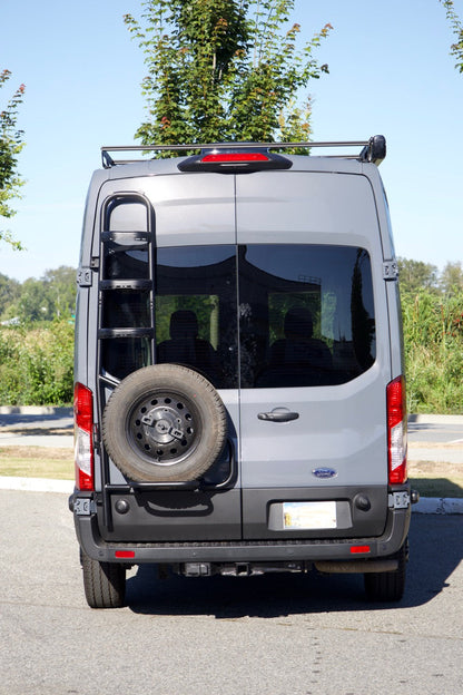 Ford Transit Two-in-one ladder and tire carrier