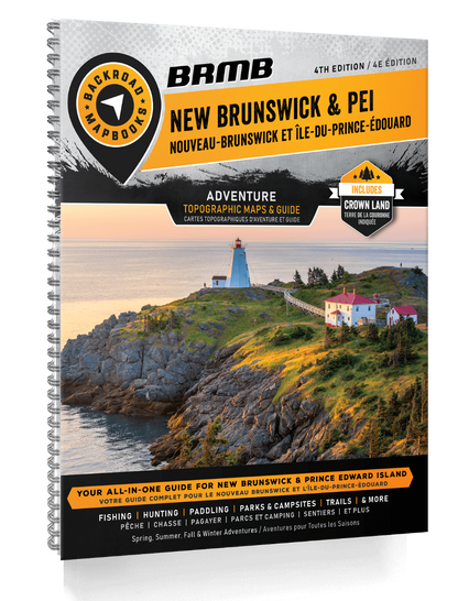 New Brunswick & PEI Backroad Mapbook