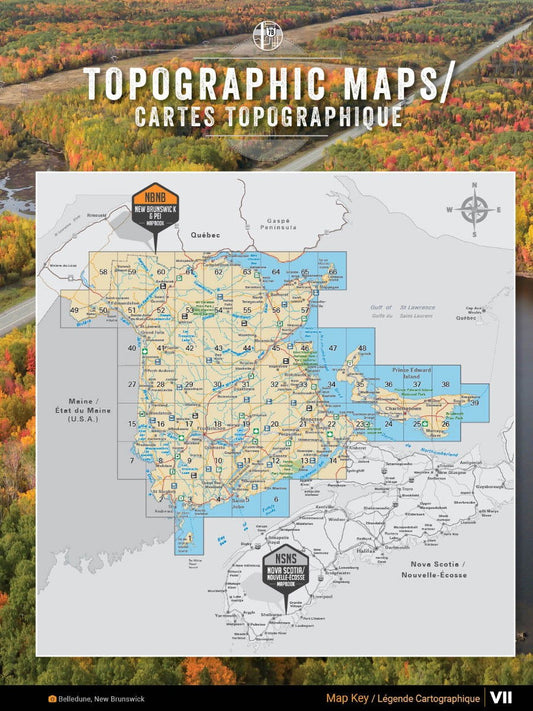New Brunswick & PEI Backroad Mapbook