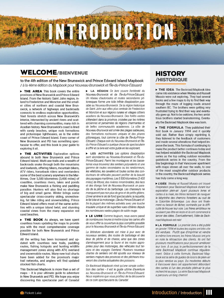 New Brunswick & PEI Backroad Mapbook