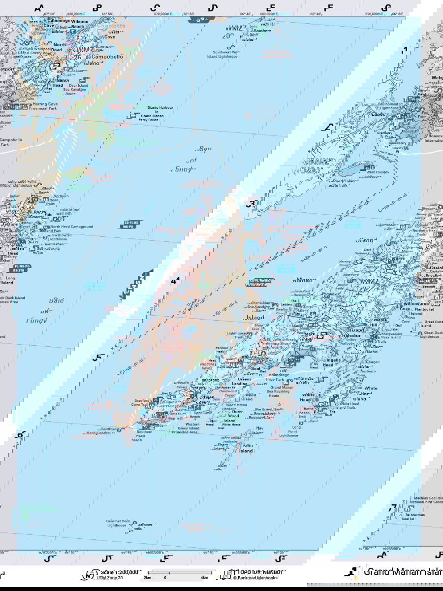New Brunswick & PEI Backroad Mapbook