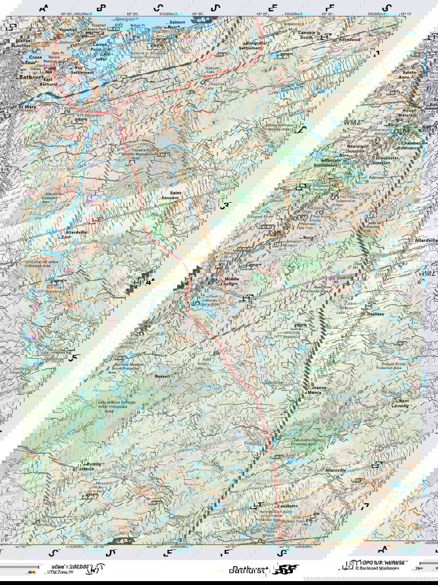 New Brunswick & PEI Backroad Mapbook