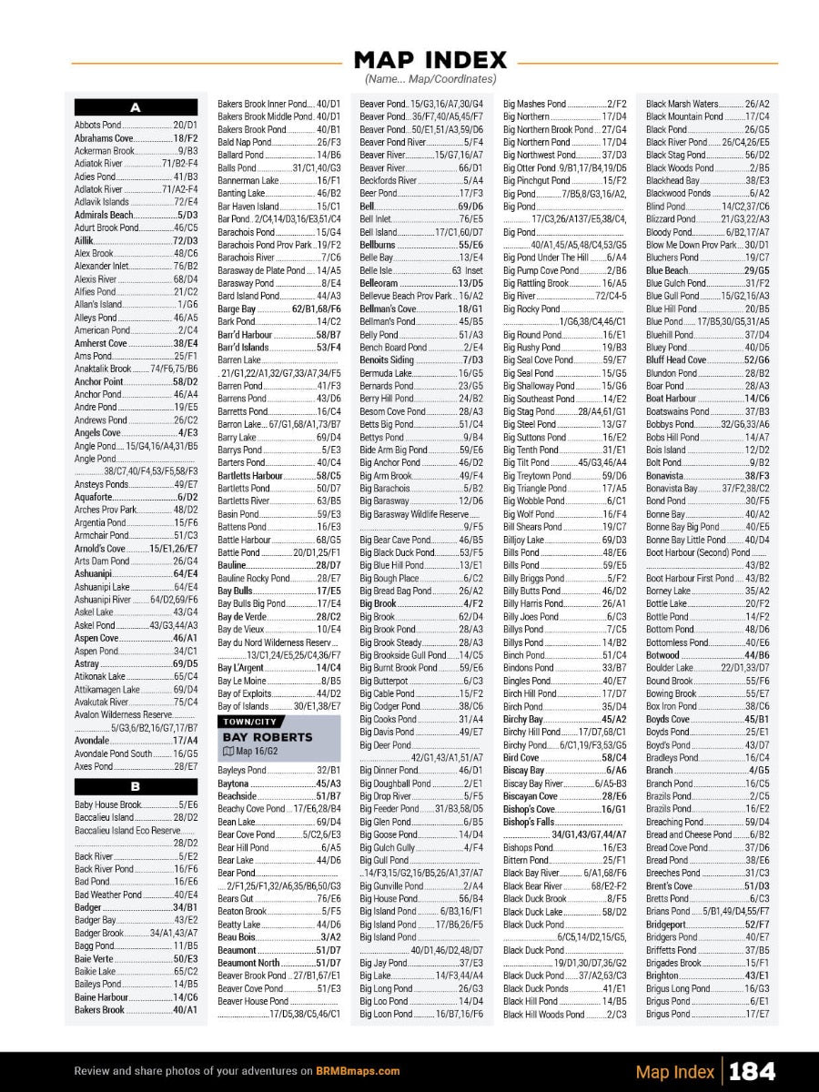 Newfoundland & Labrador Backroad Mapbook