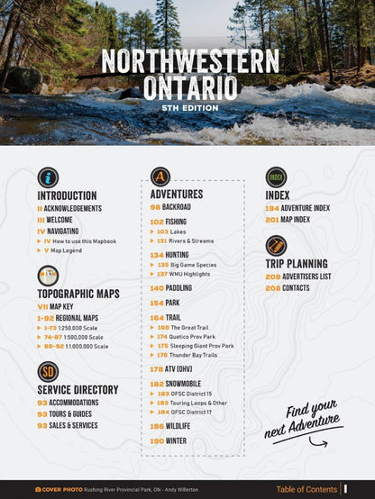 Northwestern Ontario Backroad Mapbook