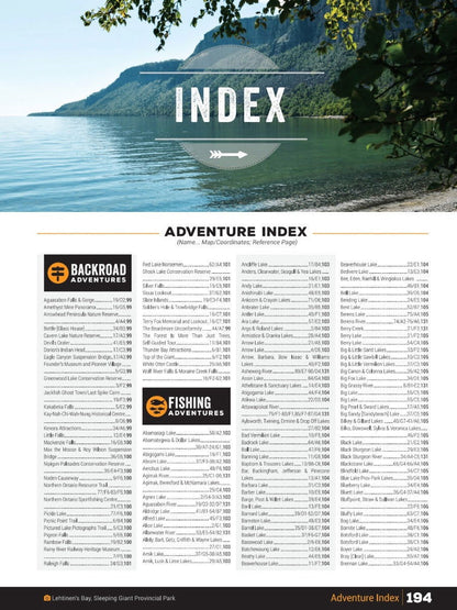 Northwestern Ontario Backroad Mapbook