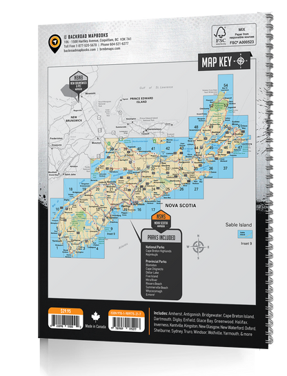 Nova Scotia Backroad Mapbook