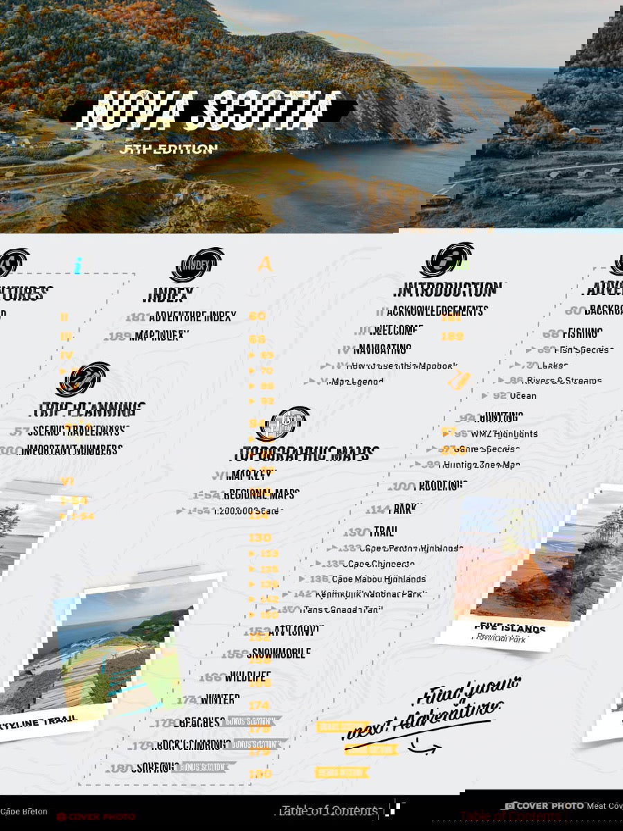 Nova Scotia Backroad Mapbook