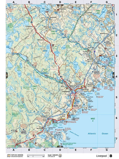 Nova Scotia Backroad Mapbook