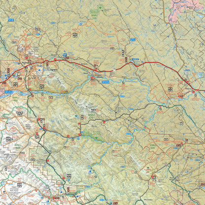 Red Deer to Nordegg, Alberta - Destination Map