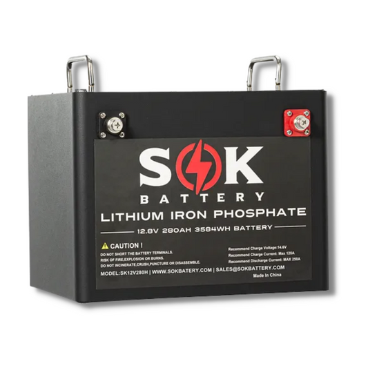 SOK 280Ah | 12V - Heated LiFePO4 Lithium Battery