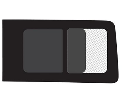 AMA Passenger Sliding Door Half-Slider Window for Ford Transit (2015-present)
