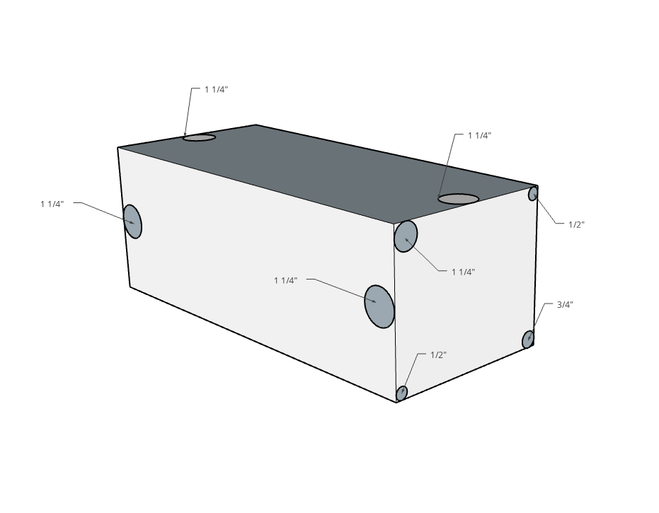 Sprinter Dually Wheel Well Water Tank (32 Gallon)