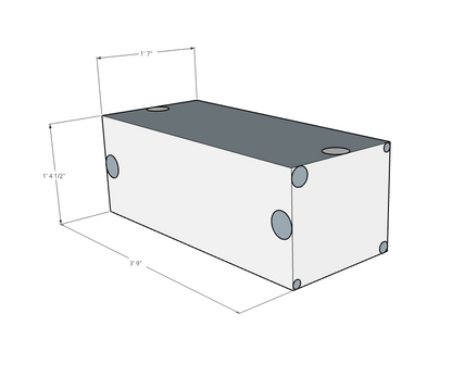 Sprinter Dually Wheel Well Water Tank (32 Gallon)