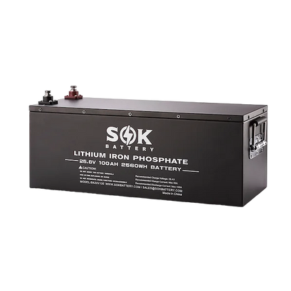 SOK 100Ah | 24V - LiFePO4 Lithium Battery