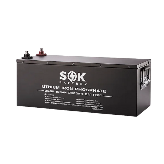 SOK 100Ah | 24V - LiFePO4 Lithium Battery