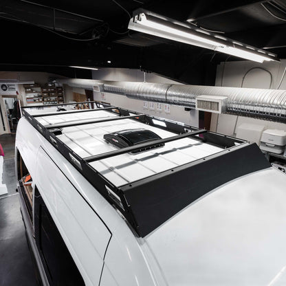 Mercedes Sprinter 170" + 170" EXT High-Roof Rack by Curious Campervans