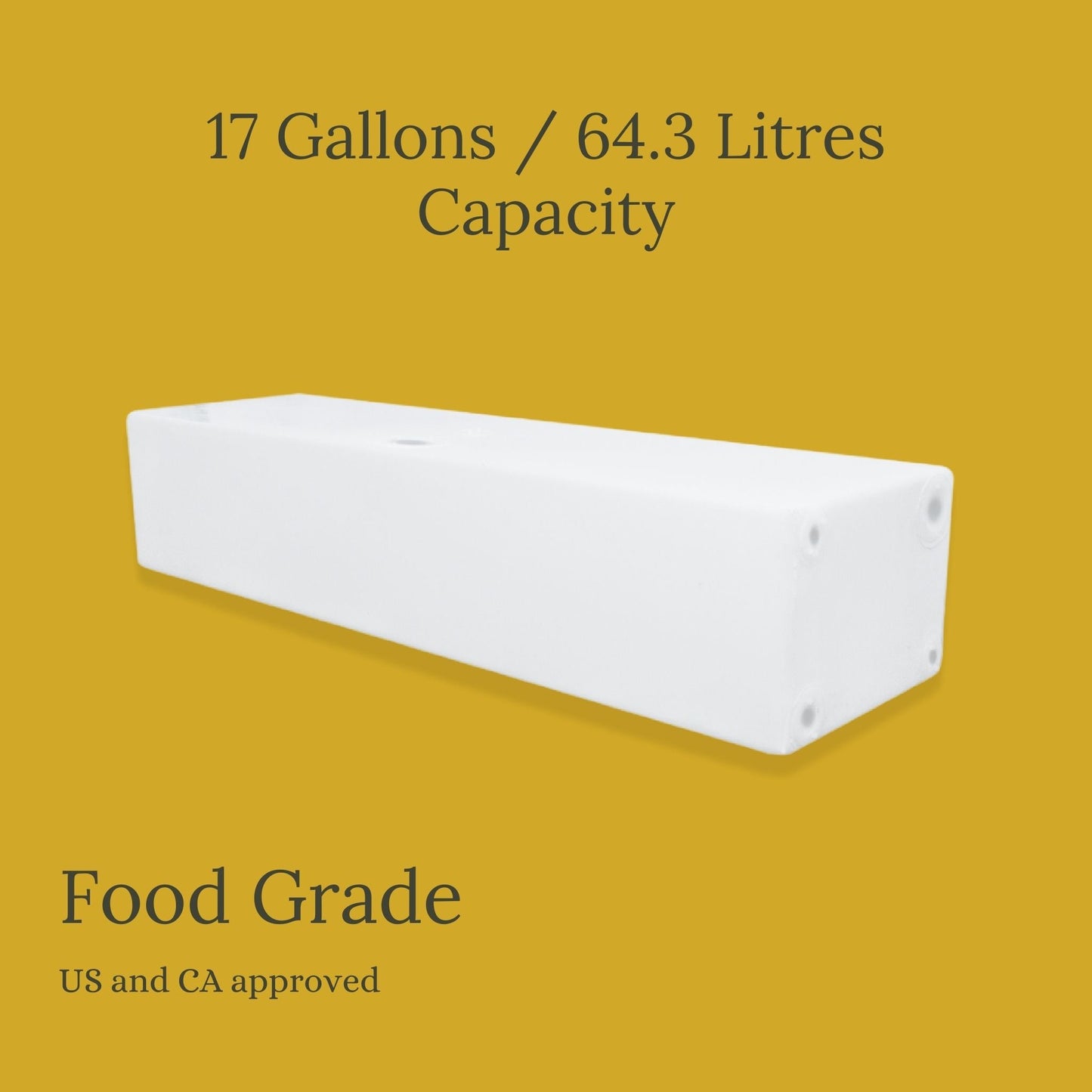 Sprinter Undermount Water Tank (17 Gallon)