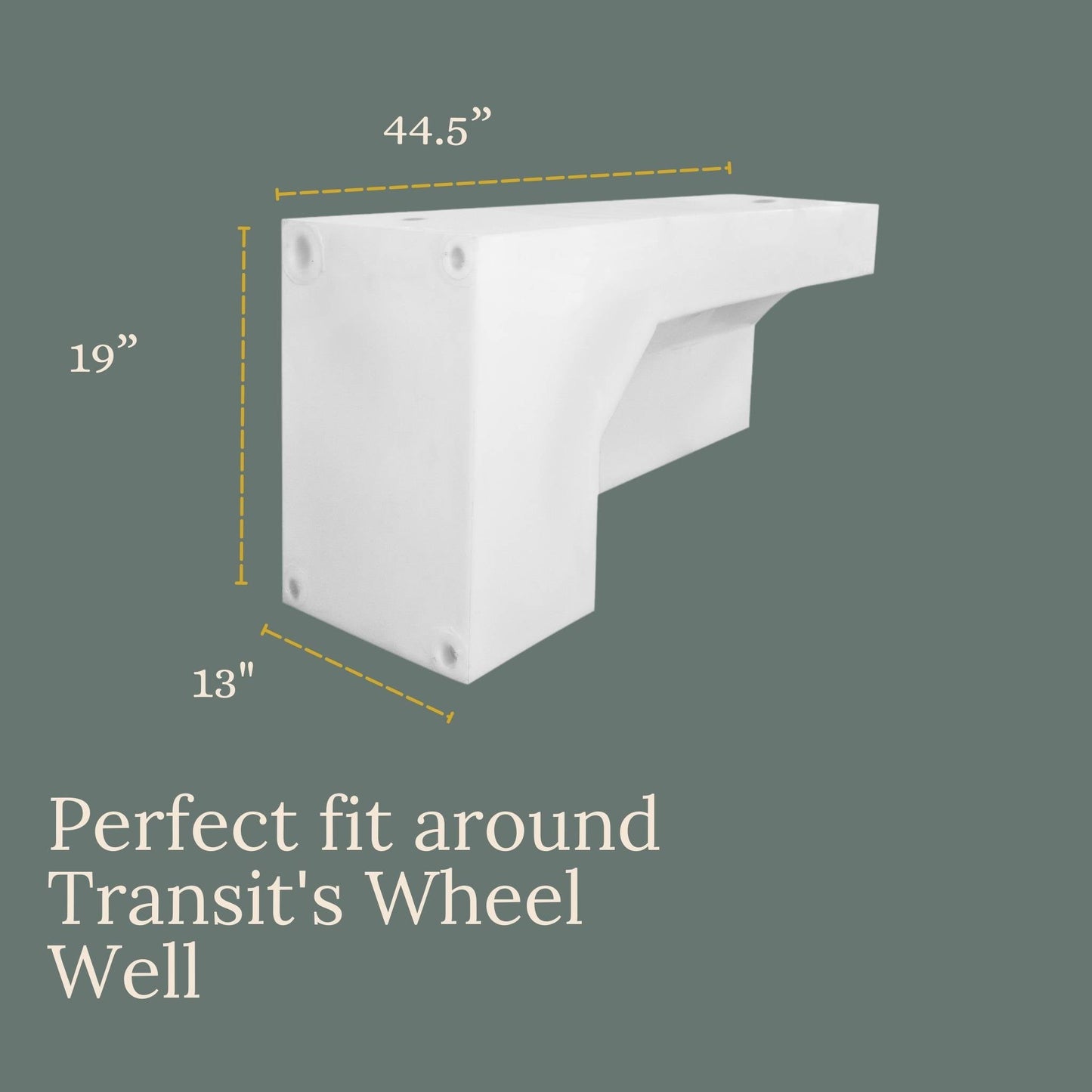 Transit Wheel Well Water Tank (27 Gallon)